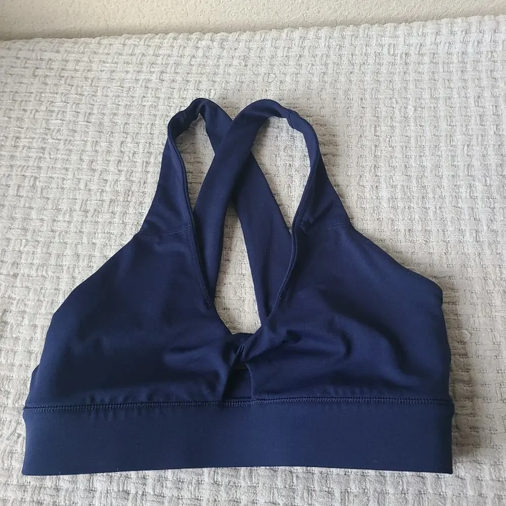 Fabletics Women's Navy Blue Sports Bra Size XS